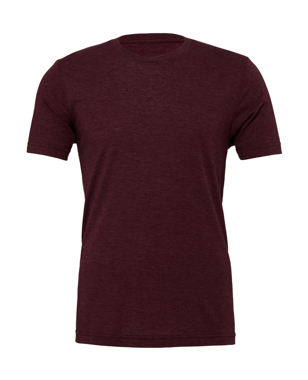  Unisex Triblend Short Sleeve Tee in Farbe Maroon Triblend