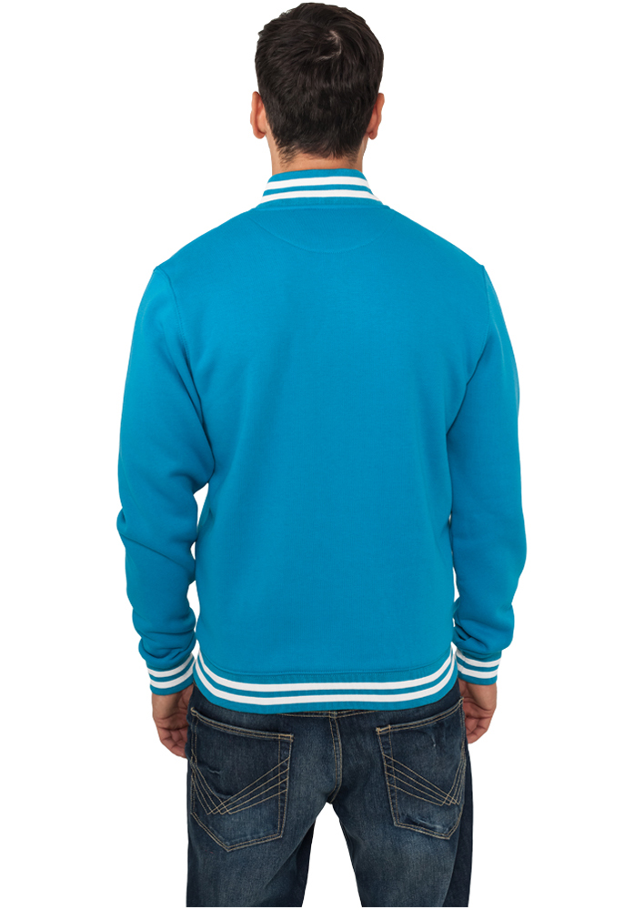 College Jacken College Sweatjacket in Farbe turquoise