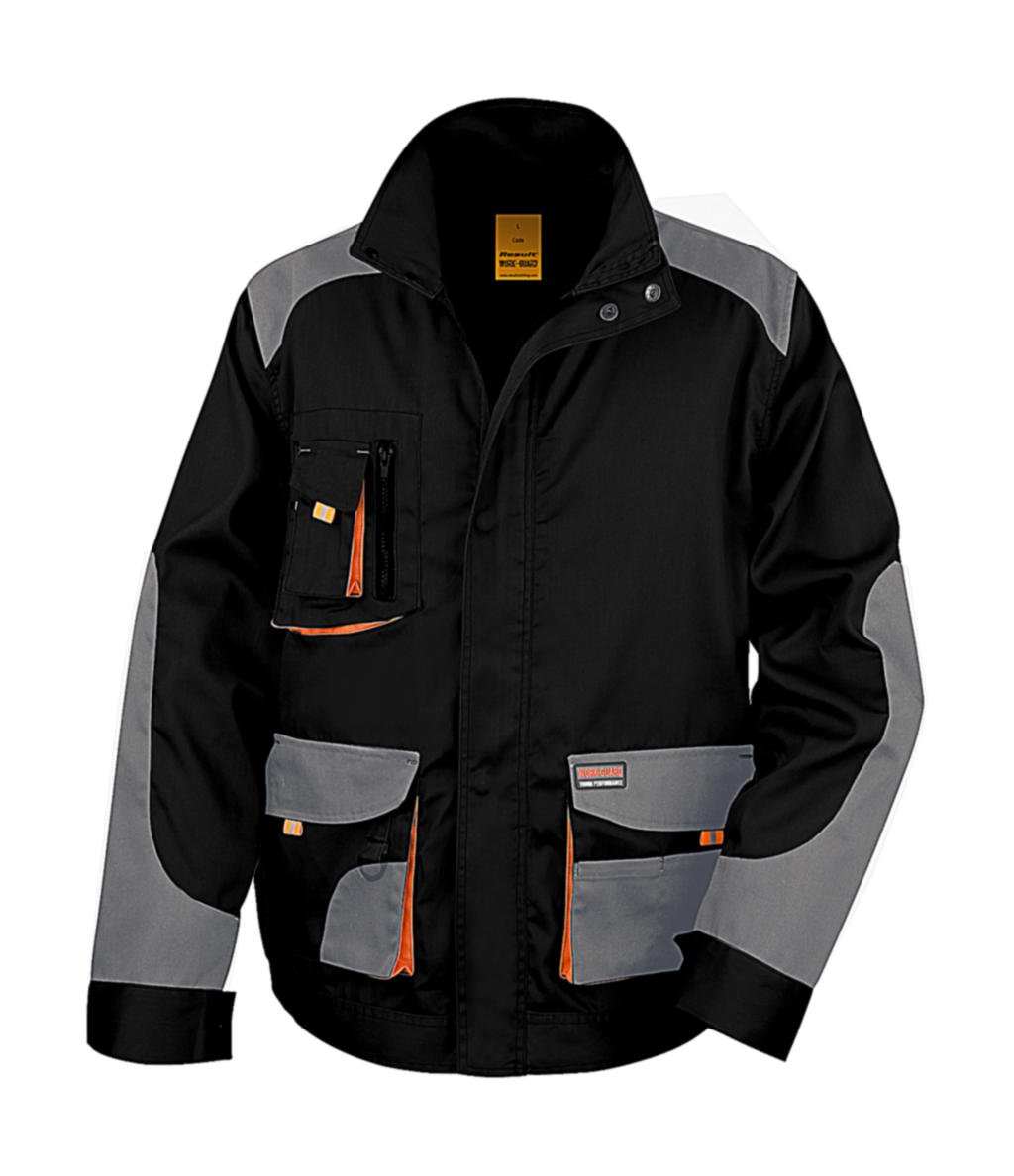  LITE Jacket in Farbe Black/Grey/Orange