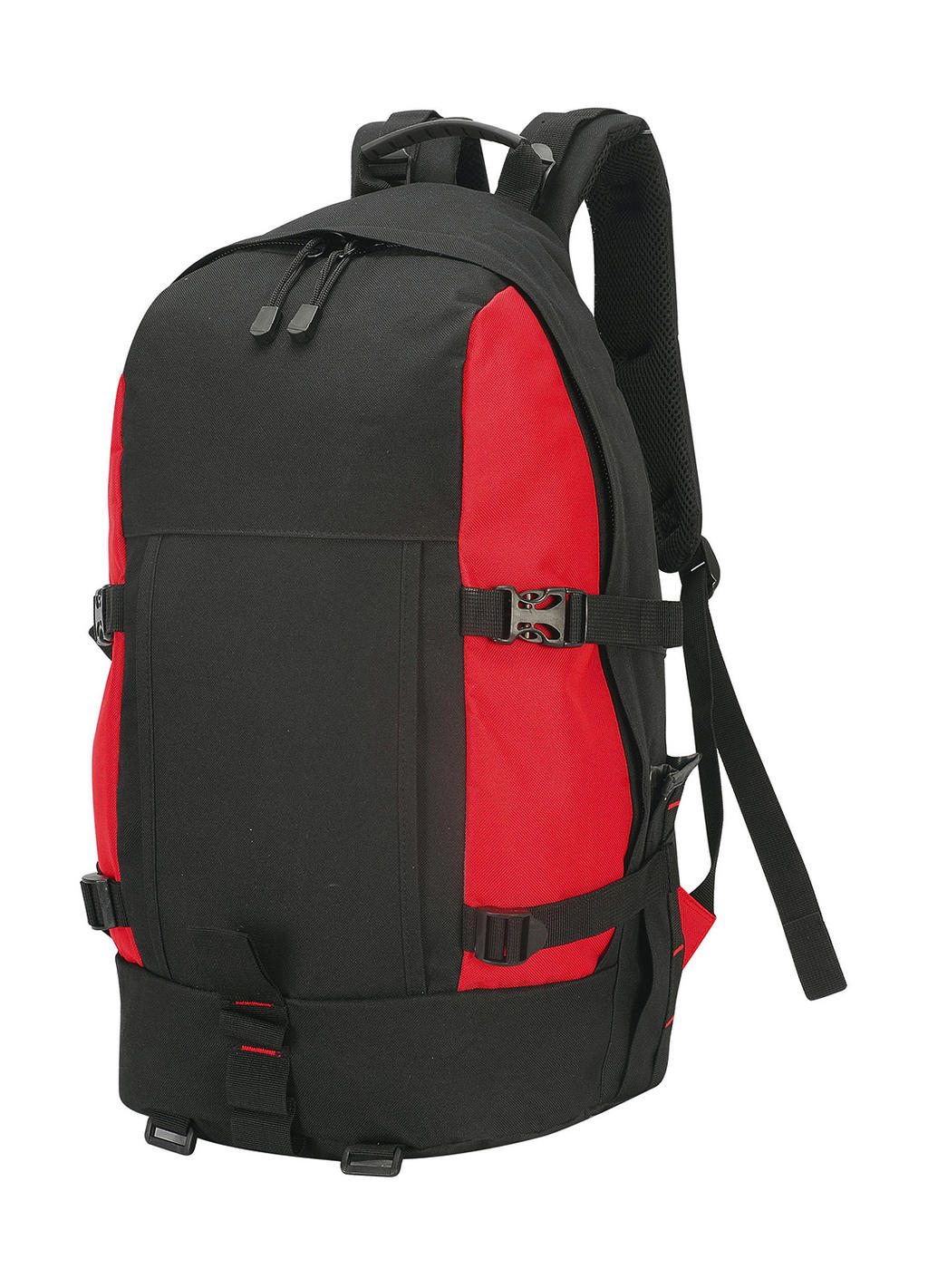  Gran Paradiso Hiker Backpack in Farbe Black/Red