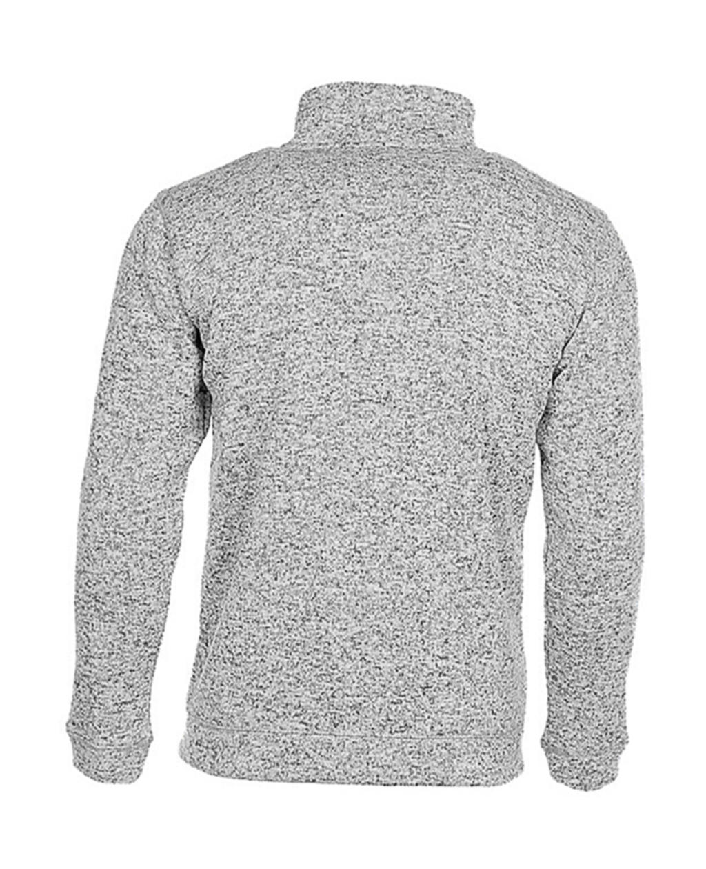  Knit Fleece Jacket in Farbe Light Grey Melange