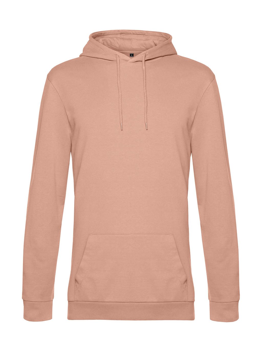  #Hoodie French Terry in Farbe Nude